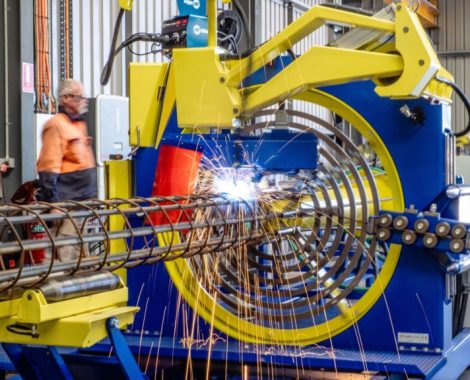 Pile cage welding machine in Australia